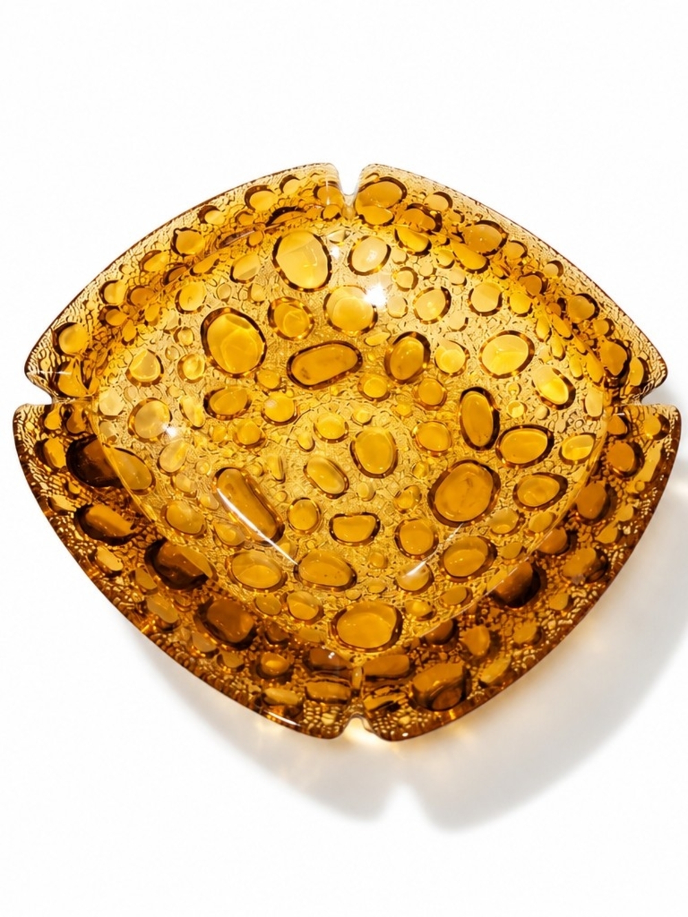 Vintage MCM Blenko Glass Ashtray